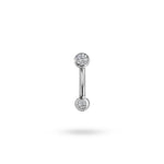 Titanium Bezel Rook Barbell - Rook - Lulu Ave Body Jewelery