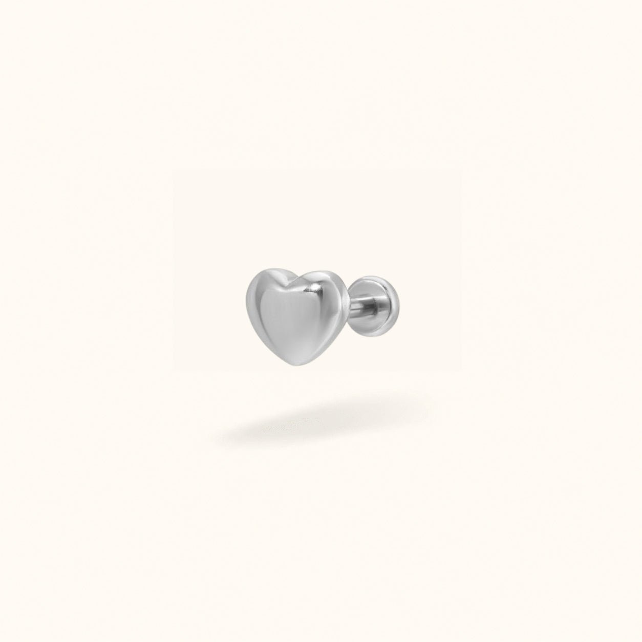 Titanium Bubble Heart - Earrings - Lulu Ave Body Jewelery