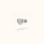 Titanium Bubble Heart - Earrings - Lulu Ave Body Jewelery