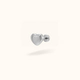 Titanium Bubble Heart - Earrings - Lulu Ave Body Jewelery