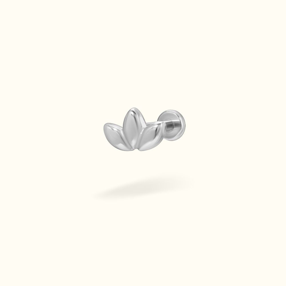 Titanium Bubble Marquise Flat Back - Earrings - Lulu Ave Body Jewelery