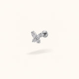 Titanium Crystal Butterfly - Earrings - Lulu Ave Body Jewelery