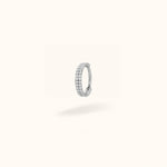 Titanium Crystal Double Hinged Ring - Hinged Ring - Lulu Ave Body Jewelery