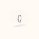 Titanium Crystal Double Hinged Ring - Hinged Ring - Lulu Ave Body Jewelery