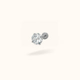 Titanium Crystal Prong - Threadless - Lulu Ave Body Jewelery