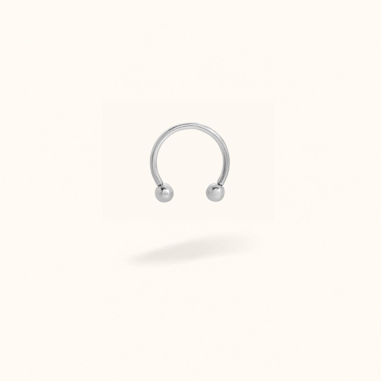 Titanium Plain Horseshoe - Body Jewelry - Lulu Ave Body Jewelery