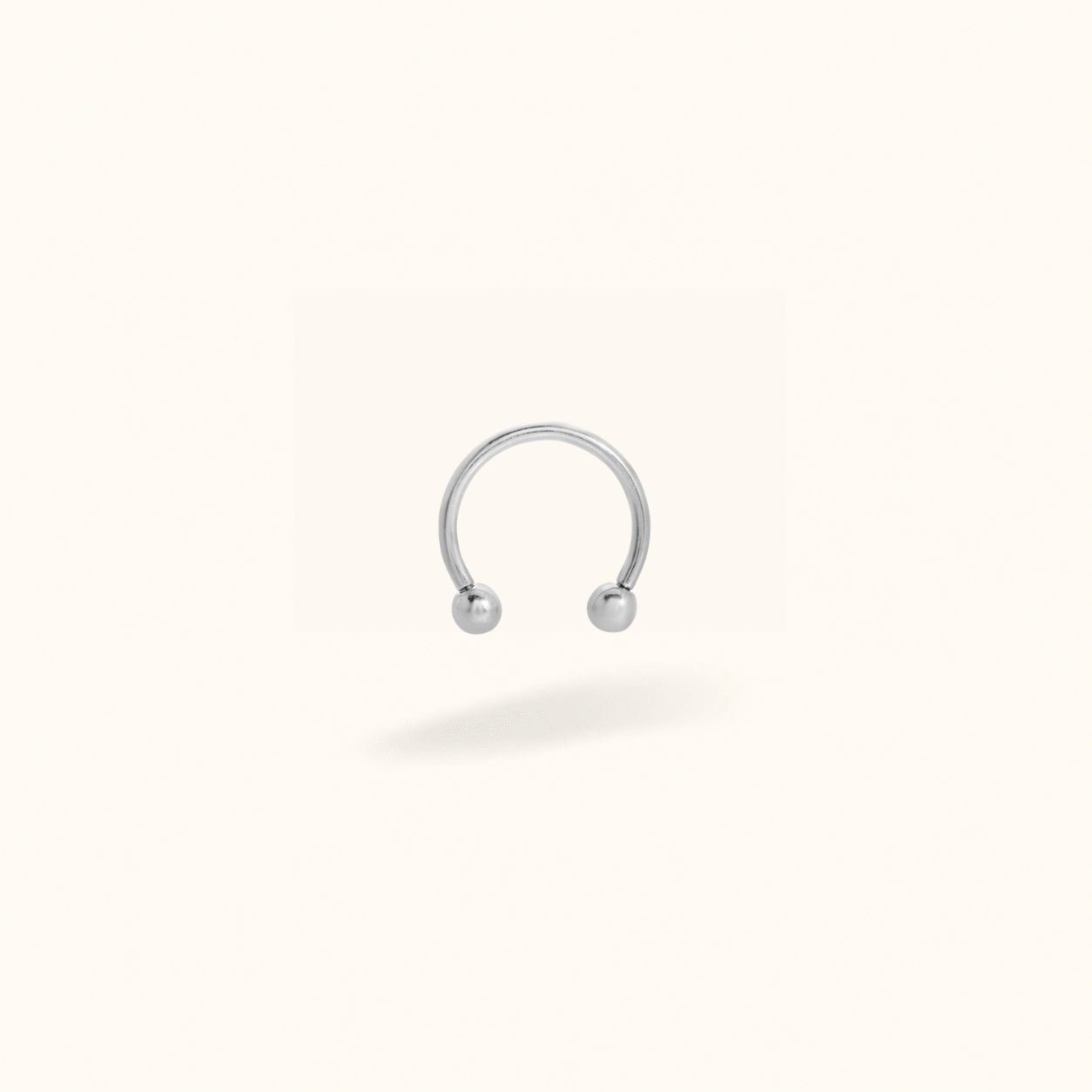 Titanium Plain Horseshoe - Body Jewelry - Lulu Ave Body Jewelery