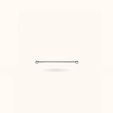 Titanium Plain Industrial Barbell - Barbells - Lulu Ave Body Jewelery