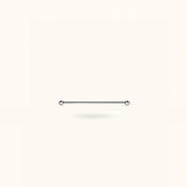Titanium Plain Industrial Barbell - Barbells - Lulu Ave Body Jewelry