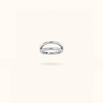 Titanium Plain Stacked Hinged Ring - Lulu Ave Body Jewelery