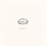 Titanium Plain Stacked Hinged Ring - Lulu Ave Body Jewelery
