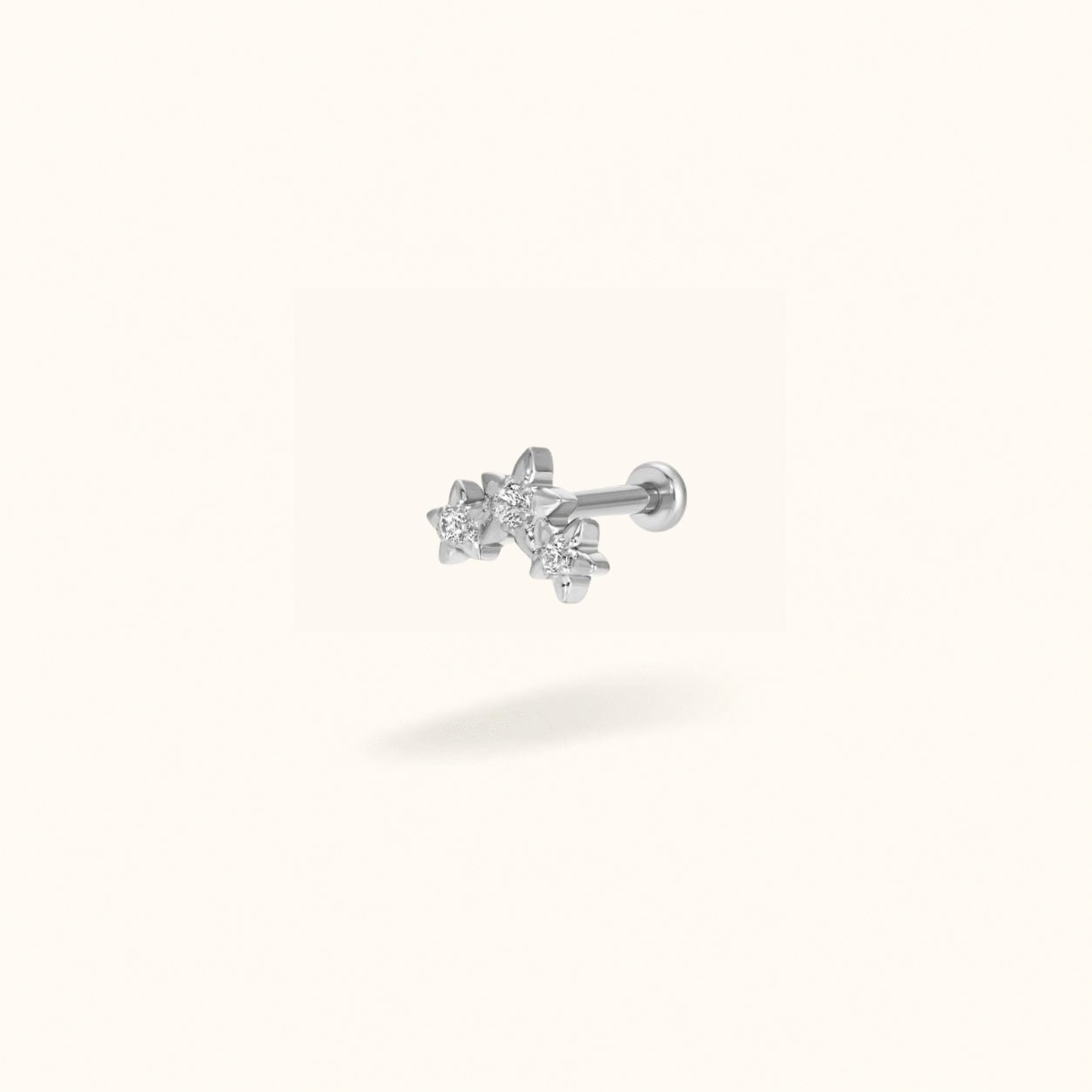 Titanium Star Cluster - Earrings - Lulu Ave Body Jewelery