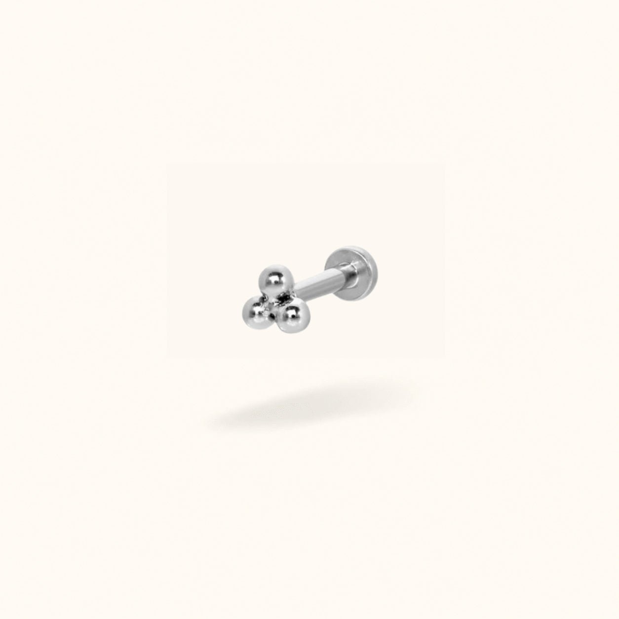 Titanium Tri-Ball - Threadless - Lulu Ave Body Jewelery