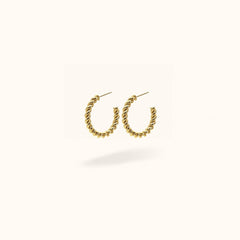Twisted Rope Hoops - Hoops - Lulu Ave Body Jewelery