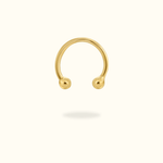 14k Horseshoe - Lulu Ave Body Jewelery