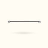 Titanium Industrial Barbell - Lulu Ave Body Jewelery