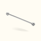 Titanium Industrial Barbell - Lulu Ave Body Jewelery