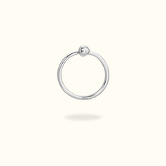 14k Fixed Bead Ring - Lulu Ave Body Jewelery