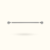 Titanium Industrial Barbell - Lulu Ave Body Jewelery