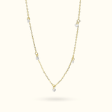 Crystal Station Necklace - Lulu Ave Body Jewelery