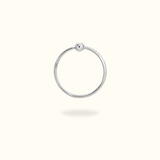 14k Fixed Bead Ring - Lulu Ave Body Jewelery