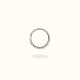 14k Opal Hinged Ring - Lulu Ave Body Jewelery