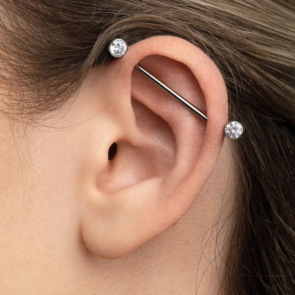 Industrial Ear Piercing - Lulu Ave Body Jewelery